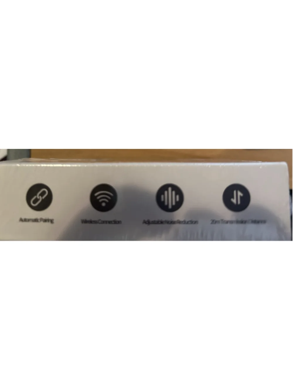 Wireless Lavalier Microphone GHKJOK Model: V1 Double Size Blue New